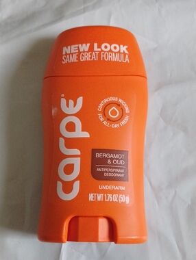 Carpe Bergamot & Oud Antiperspirant Deodorant - Orange